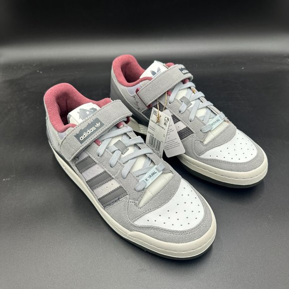 Adidas Originals Forum 84 Low Home Alone 2 Grey White ID4328 Men's Size 10 - Picture 3 of 8